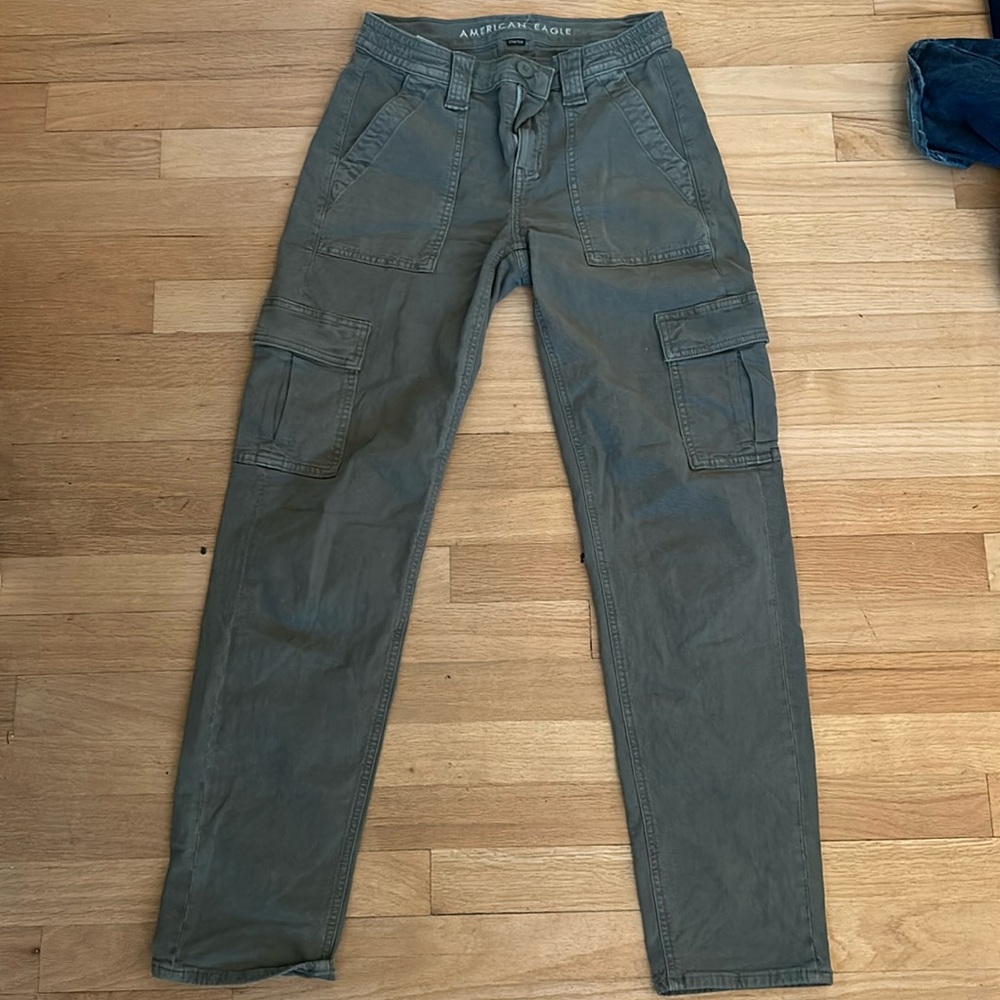 green american eagle cargos